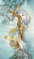 Two of Cups Shadowscapes Tarot - Mô tả & Giải nghĩa Trải bài